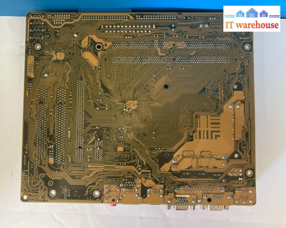 ASUS P5L-MX LGA 775 DDR2 Motherboard With Intel Pentium 4 CPU & I/O Shield ~