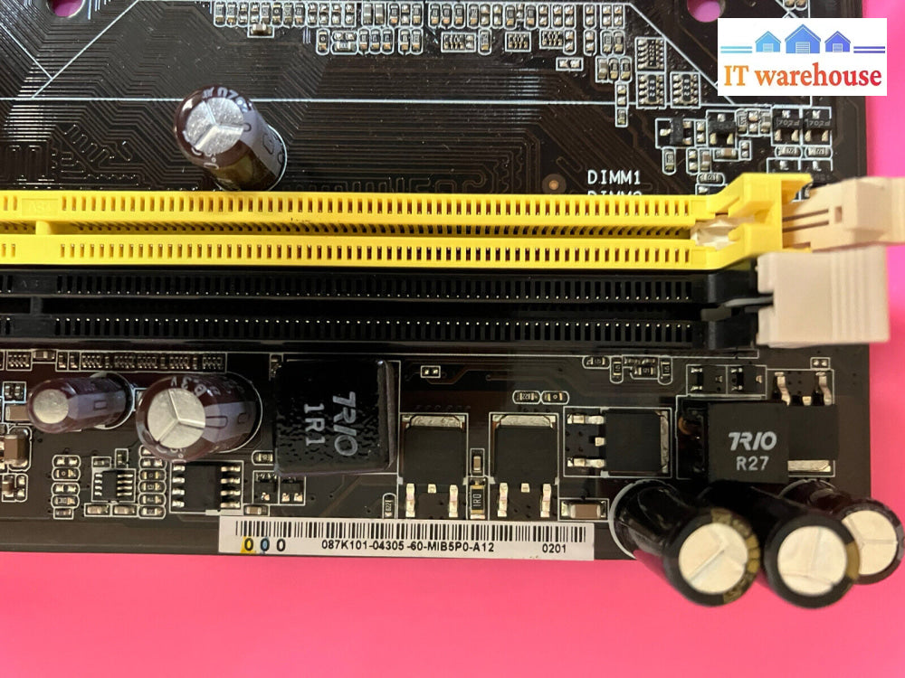 ~ Asus P5N73-Am Rev:2.01G Socket 775 Motherboard W/ E7300 Cpu + I/O Plate Tested
