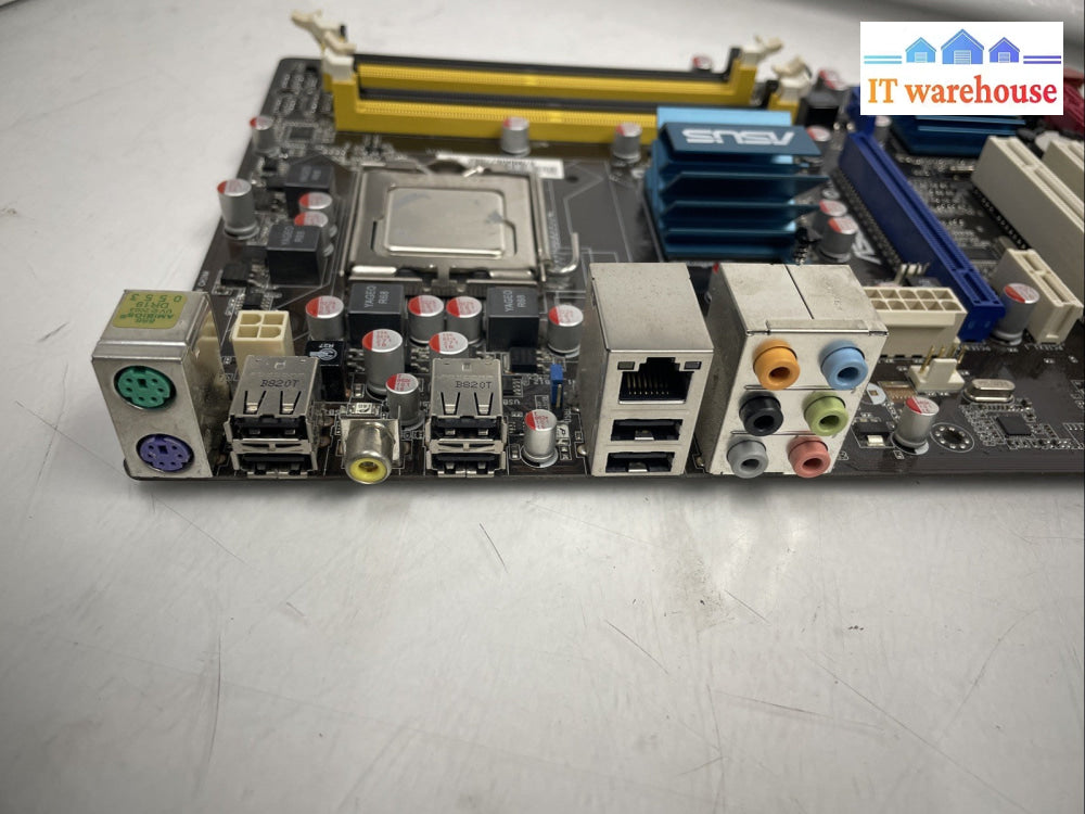 ASUS P5QL PRO Motherboard with Intel E5200 SLAY7  and IO Plate +