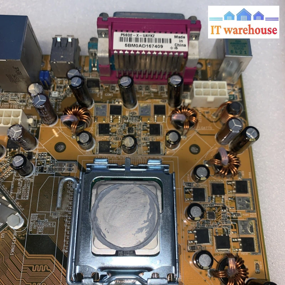 ASUS P5SD2-X LGA775 DDR2 Motherboard With P4 3.2GHZ CPU – Tested Working