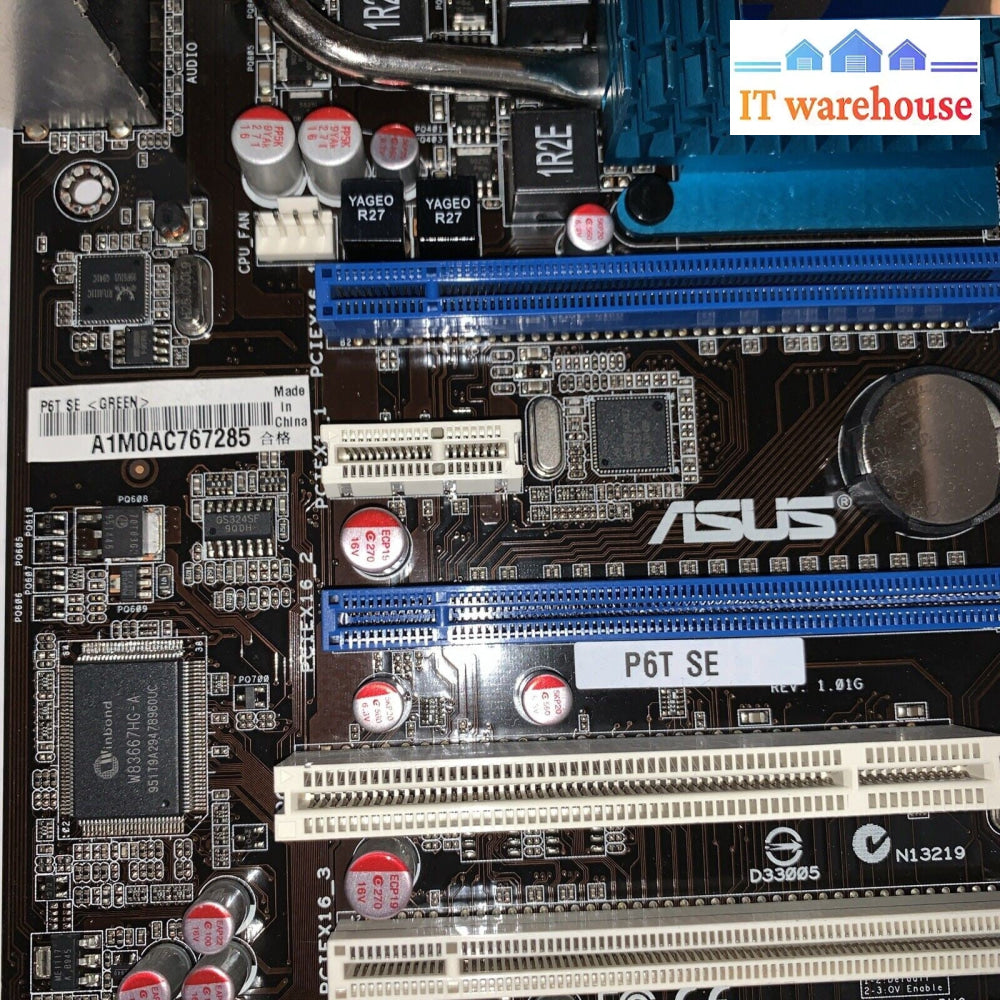 ASUS P6T SE Motherboard Socket 1366 ATX Intel X58 Mainboard