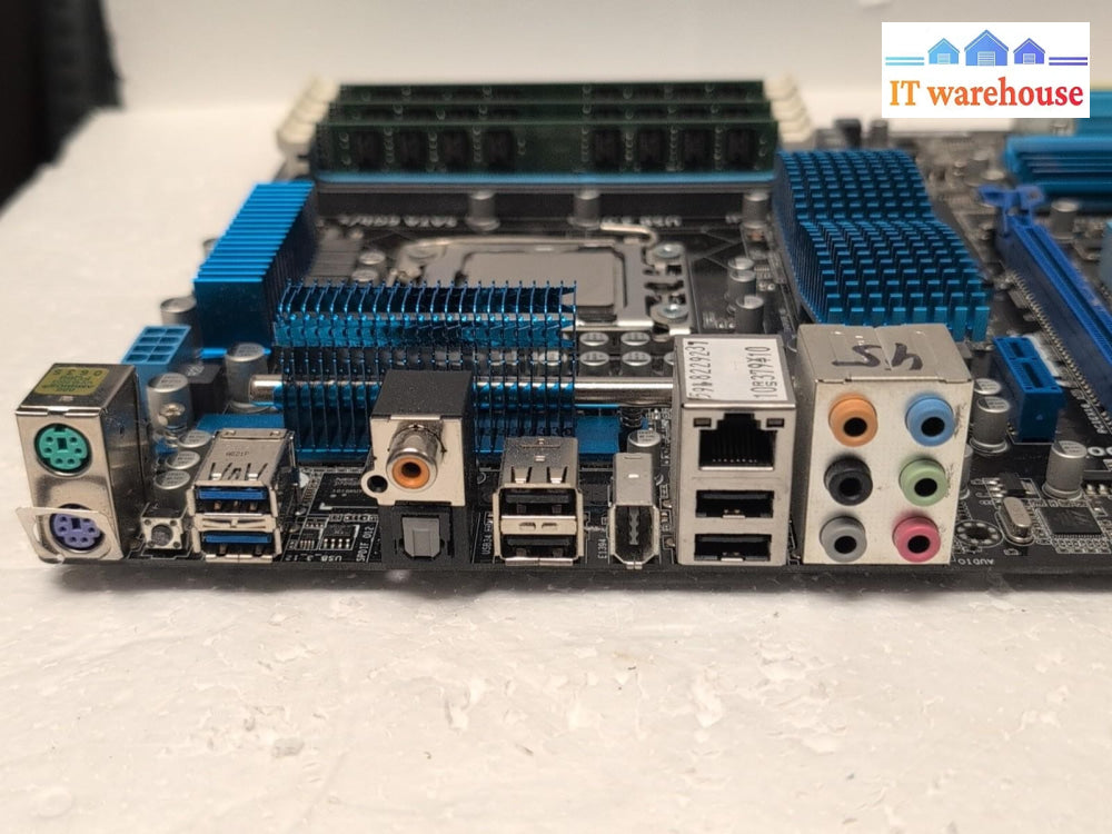 Asus P6X58D-E LGA1366 ATX X58 Motherboard + 6GB DDR3 RAM & i7-950 CPU -