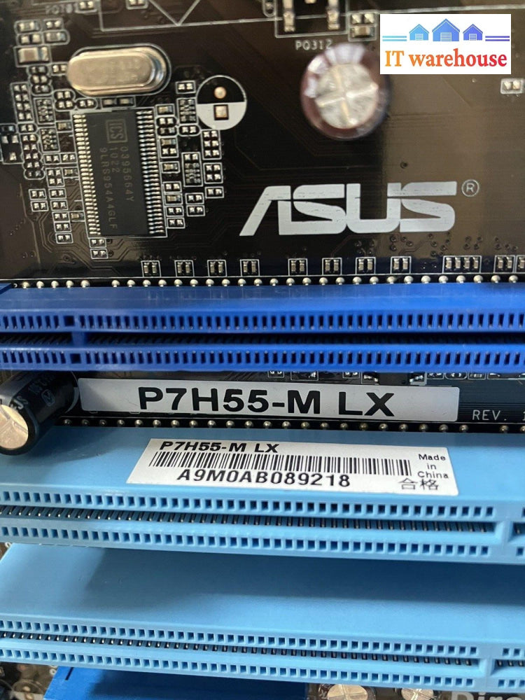 ~ ASUS P7H55-M LX Motherboard LGA1156 W/ Intel Core i3-540 + I/O Shield *Tested*