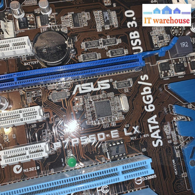 ASUS P7P55D-E LX Motherboard LGA1156 DDR3 ATX SATA 6Gb/s +i5-750– Tested Working