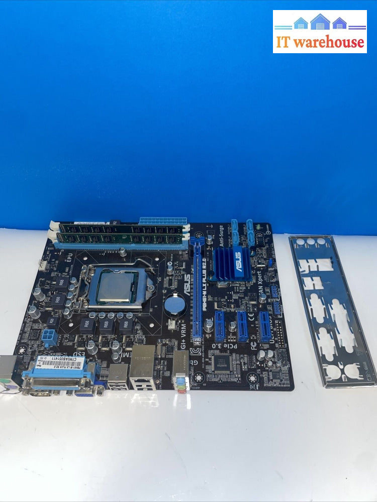 Asus P8H61-M LX PLUS Motherboard + 8GB Ram+ i5-3550  Cpu