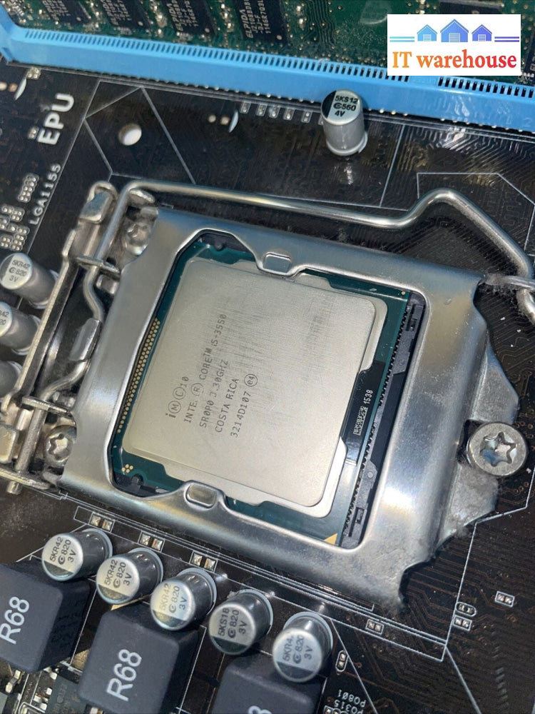 Asus P8H61-M LX PLUS Motherboard + 8GB Ram+ i5-3550  Cpu