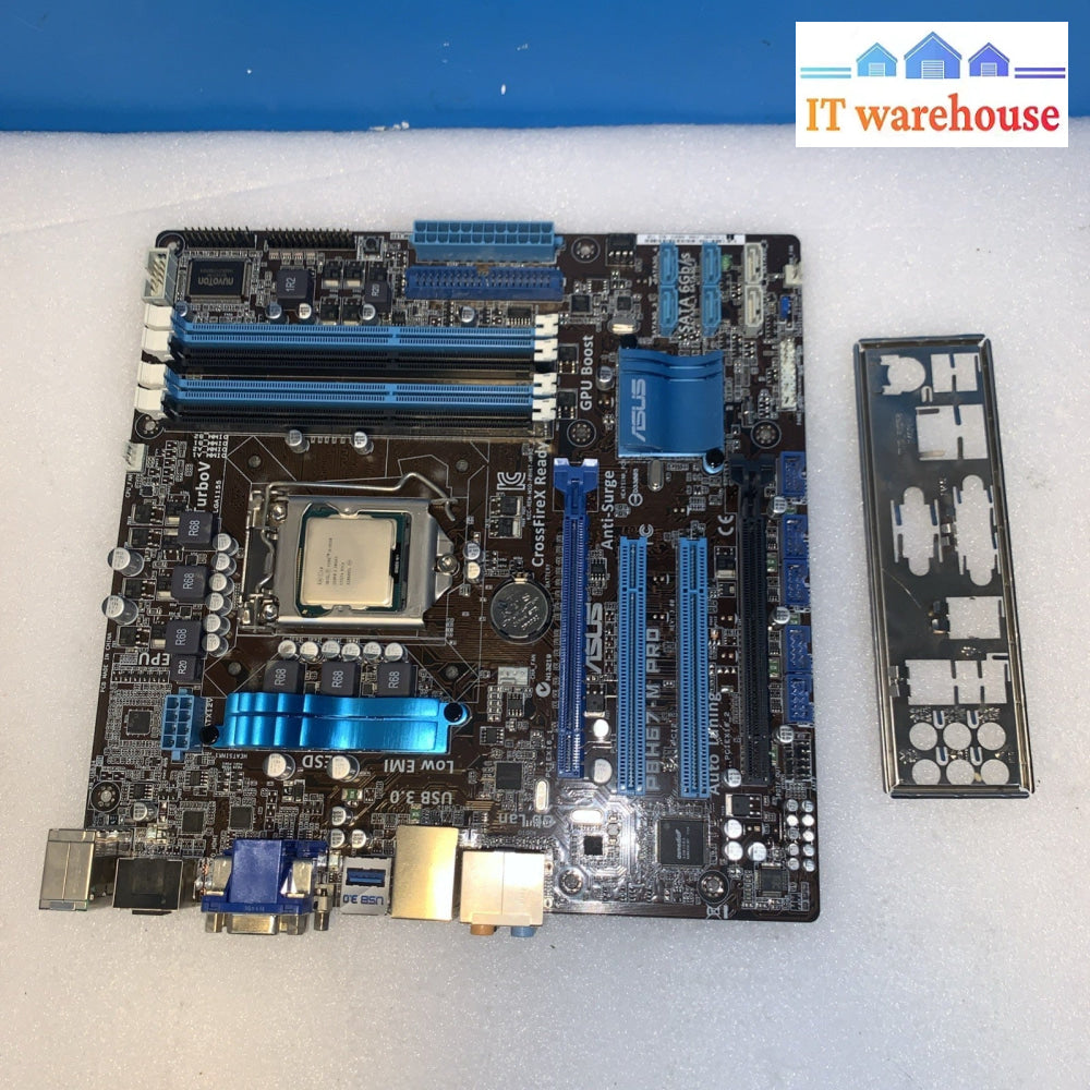 ASUS P8H61-M PRO Motherboard w/ Intel Core i5-3550 CPU + I/O Shield LGA1155