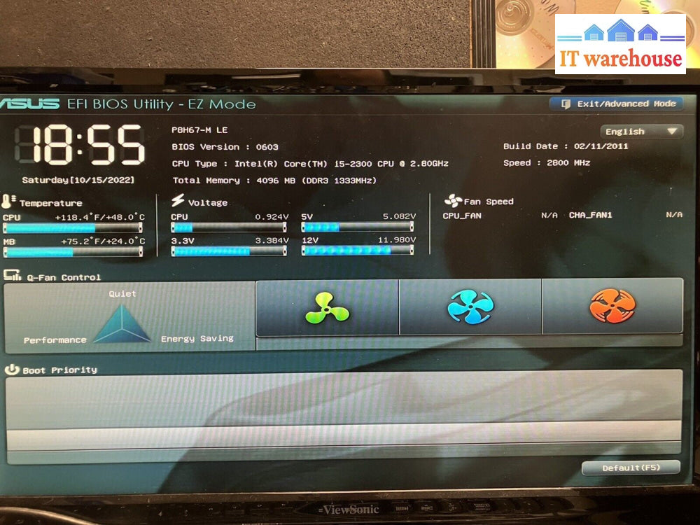 ~ASUS P8H67-M LE LGA 1155 H67 Motherboard  W/ IO Shield (NO CPU)