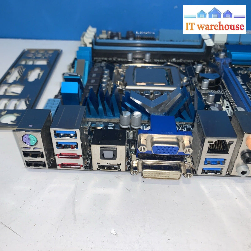 Asus P8Z77-M PRO LGA 1155 DDR3 MicroATX Desktop Motherboard - good working