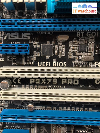 ASUS P9X79 PRO LGA 2011 ATX Motherboard w/i7-3820@3.60GHz CPU + IO Shield -