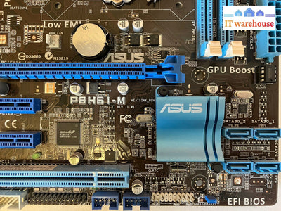 ~ASUS PBH61-M LGA1155 DDR3 MicroATX Motherboard W/ Intel Pentium 620 & IO Shield