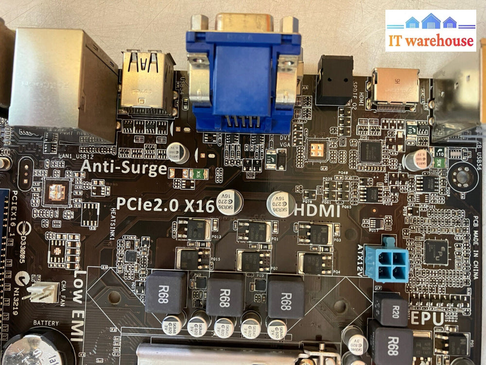 ~ASUS PBH61-M LGA1155 DDR3 MicroATX Motherboard W/ Intel Pentium 620 & IO Shield