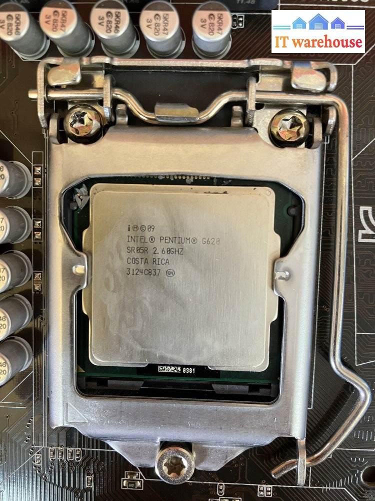 ~ASUS PBH61-M LGA1155 DDR3 MicroATX Motherboard W/ Intel Pentium 620 & IO Shield