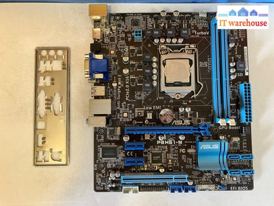 ~ASUS PBH61-M LGA1155 DDR3 MicroATX Motherboard W/ Intel Pentium 620 & IO Shield