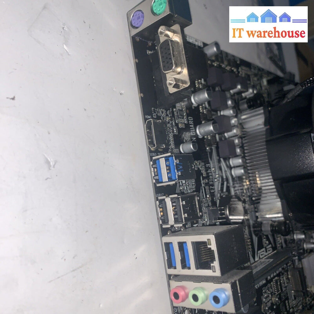 Asus Prime A320M-K Motherboard AMD RYZEN 5 3.6GHZ 6-CORE CPU/ 16GB RAM/ 4GB GPU