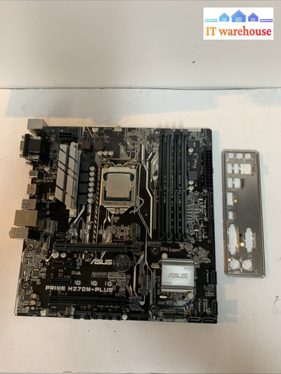 Asus Prime H270M-PLUS H270 HDMI 6Gb/s DDR4 LGA1151 mATX Motherboard w/ i7-7700