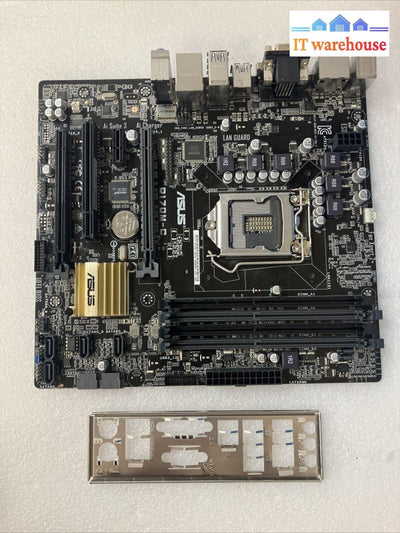Asus Q170M-C Micro-ATX LGA 1151 DDR4 HDMI Motherboard Q170M With I/O Shield ~