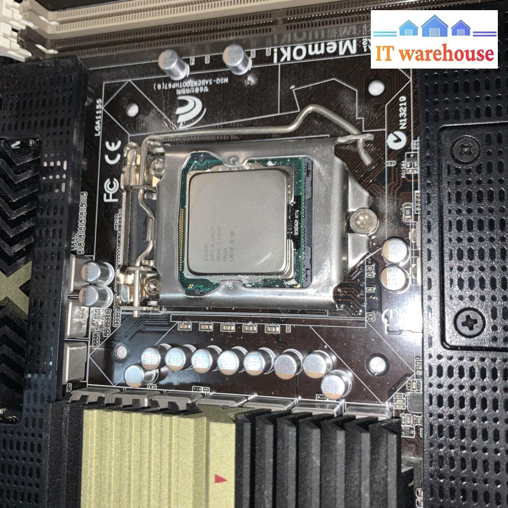 ASUS Sabertooth P67 LGA1155 ATX Motherboard + Intel i7-2600 CPU + I/O Shield