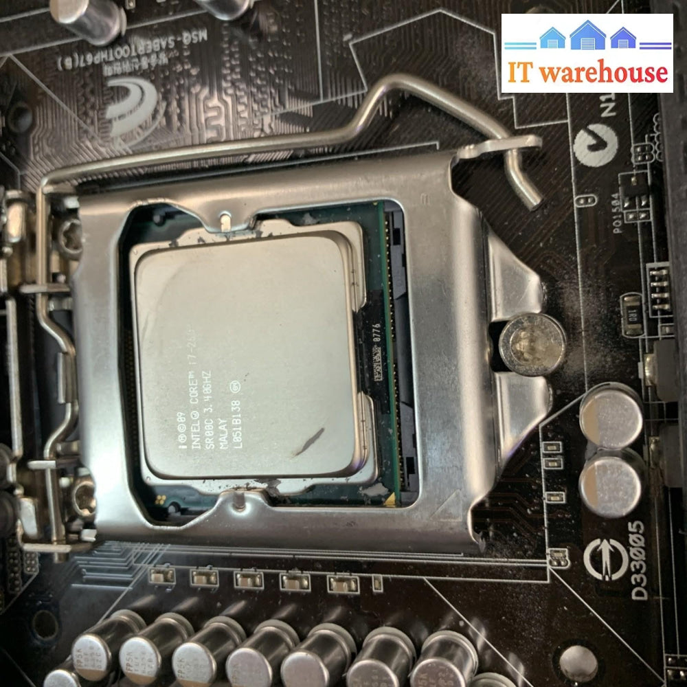 ASUS Sabertooth P67 LGA1155 ATX Motherboard + Intel i7-2600 CPU + I/O Shield