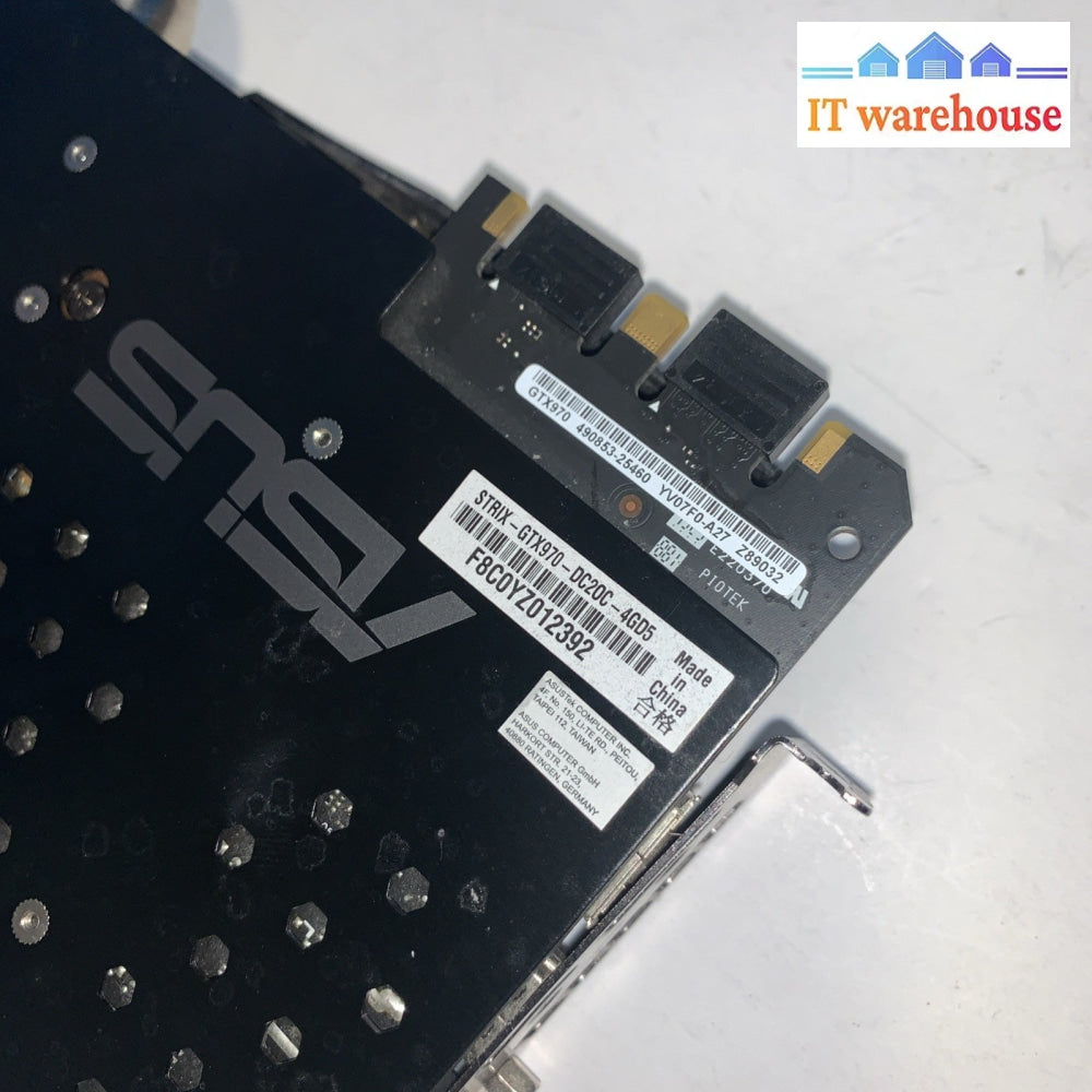 ASUS Strix GTX 970 4GB GDDR5 Graphics Card STRIX-GTX970-DC20C-4GD