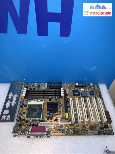 ASUS TUV4X VINTAGE GAMING MOTHERBOARD with PIII 1.0GHZ CPU SL5B3