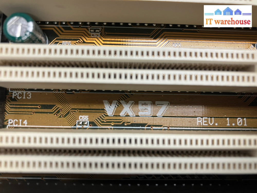 ~ ASUS VX97 Rev 1.01 Socket 7 Motherboard/ System Board W/ Pentium SY022+ 4 DRAM