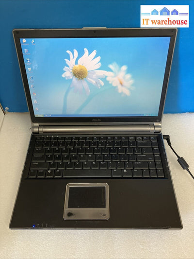 ASUS W3J 14" Laptop Intel T2400 CPU / 3GB RAM / 80GB HDD / Win XP (Bad Battery)~