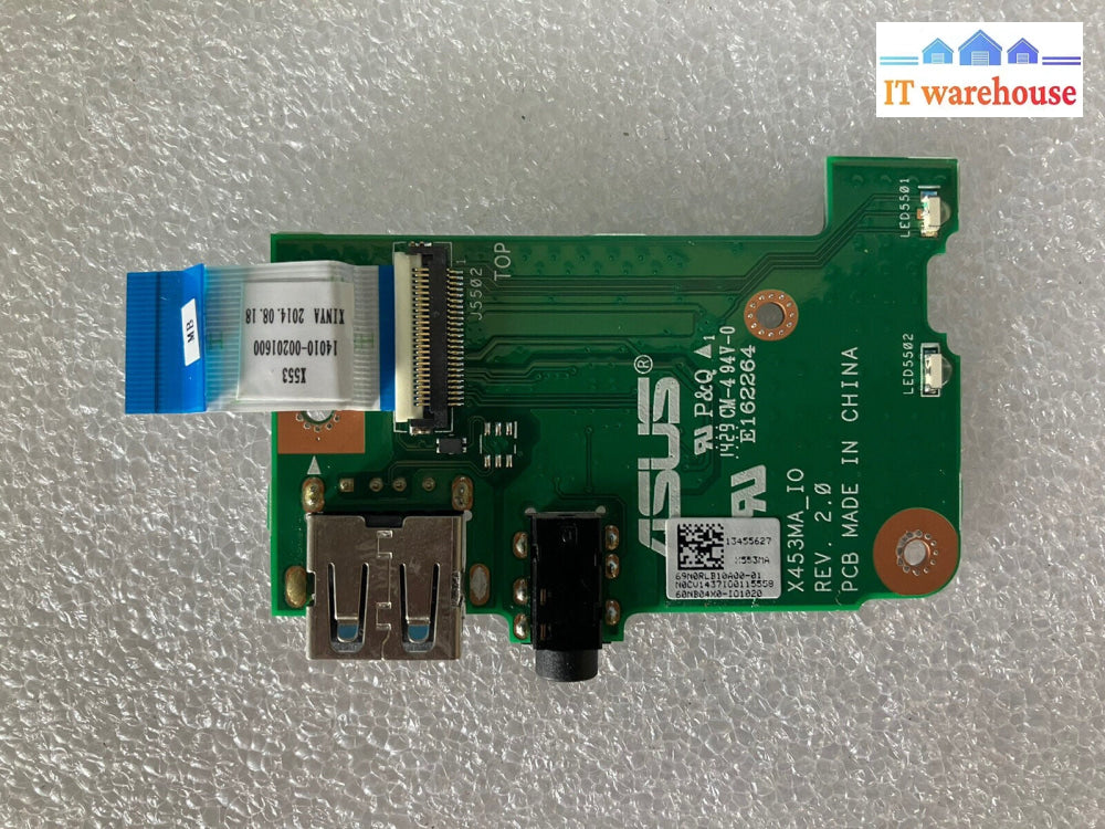~ Asus X553MA X553M 15.6" Genuine USB Audio Board 60NB04X0-IO1020 W/Cable