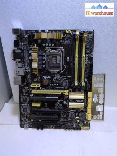 ASUS Z87-A Socket LGA1150  ATX Motherboard with IO Shield TESTED -