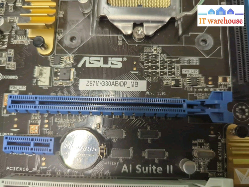 ASUS Z87M/G30AB/DP_MB DDR3 LGA 1150 Motherboard Mainboard Tested -