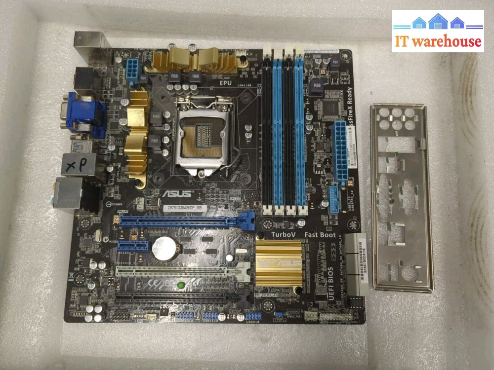 ASUS Z87M/G30AB/DP_MB DDR3 LGA 1150 Motherboard Mainboard Tested -