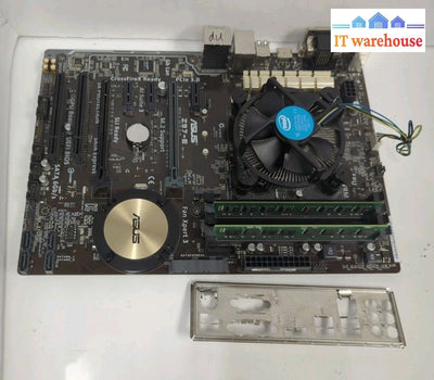 ASUS Z97-E USB 3.0  LGA 1150 ATX MOTHERBOARD W/ i3-4160 CPU + 16GB DDR3 RAM -