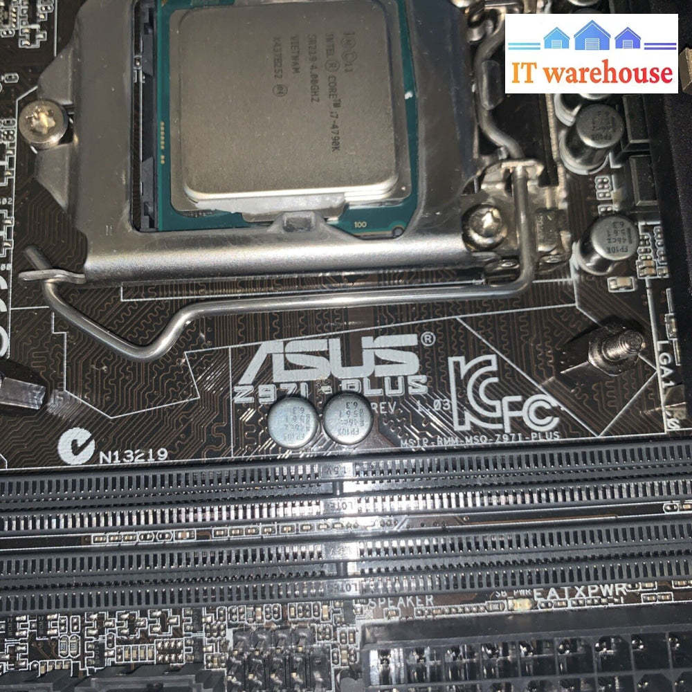 ASUS Z971 Plus Motherboard w/ Intel i7-4790K CPU