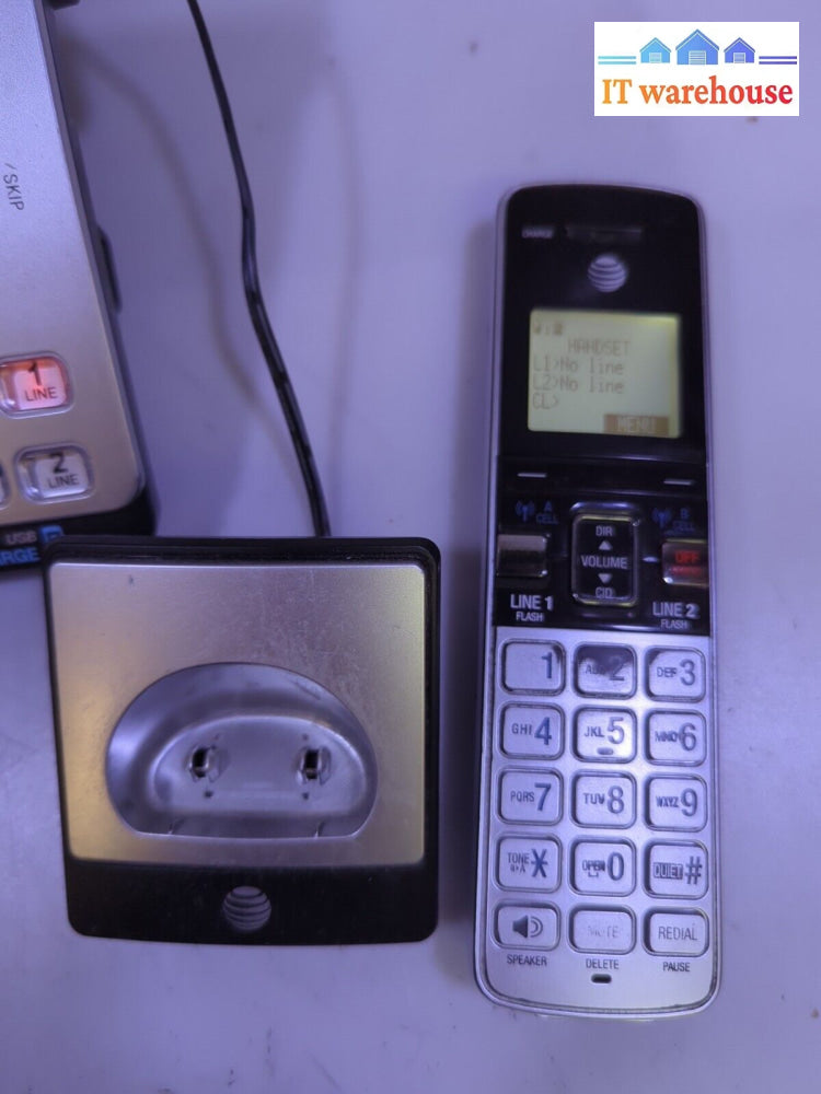 - At&T 2-Line Corded/Cordless Answering System Tl86103 With Wireless Handset