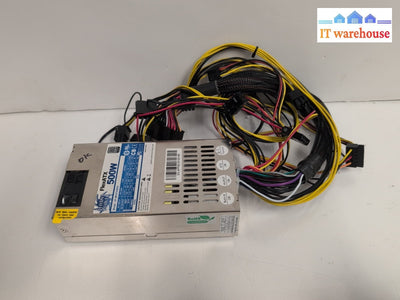 ATHENA POWER  AP-MFATX50P8 FLEX ATX 500W POWER SUPPLY (2X 6+2 PCIE) TESTED -