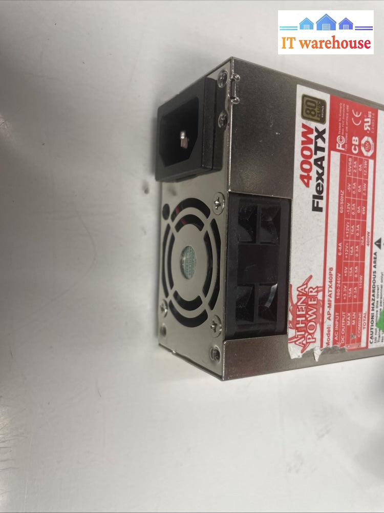ATHENA POWER MODEL AP-MFATX40P8 FLEX ATX 400w WATT POWER SUPPLY