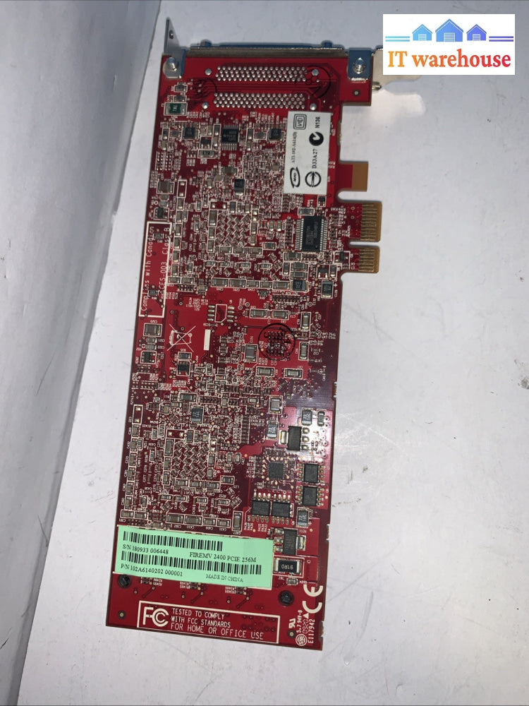 ATi FireMV 2400 256MB 128Bit DDR PCI-E x1 Quad-DVI Professional Graphics Card