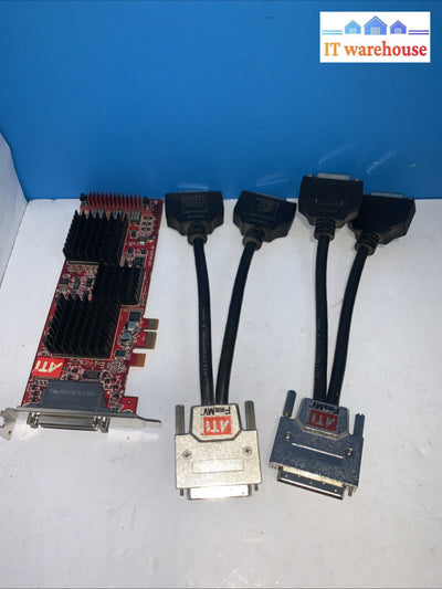 ATi FireMV 2400 256MB 128Bit DDR PCI-E x1 Quad-DVI Professional Graphics Card