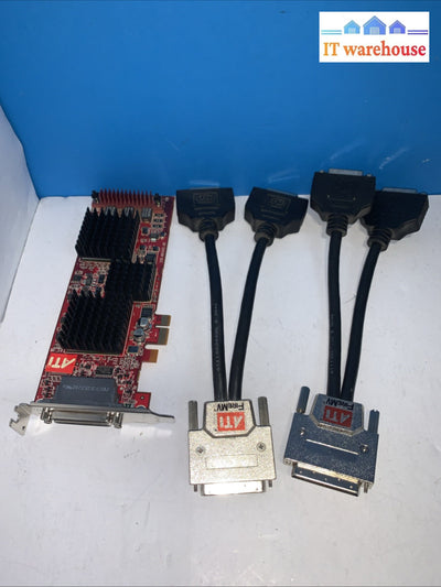 ATi FireMV 2400 256MB 128Bit DDR PCI-E x1 Quad-DVI Professional Graphics Card