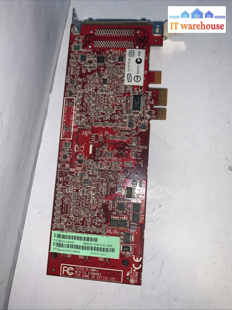 ATi FireMV 2400 256MB 128Bit DDR PCI-E x1 Quad-DVI Professional Graphics Card