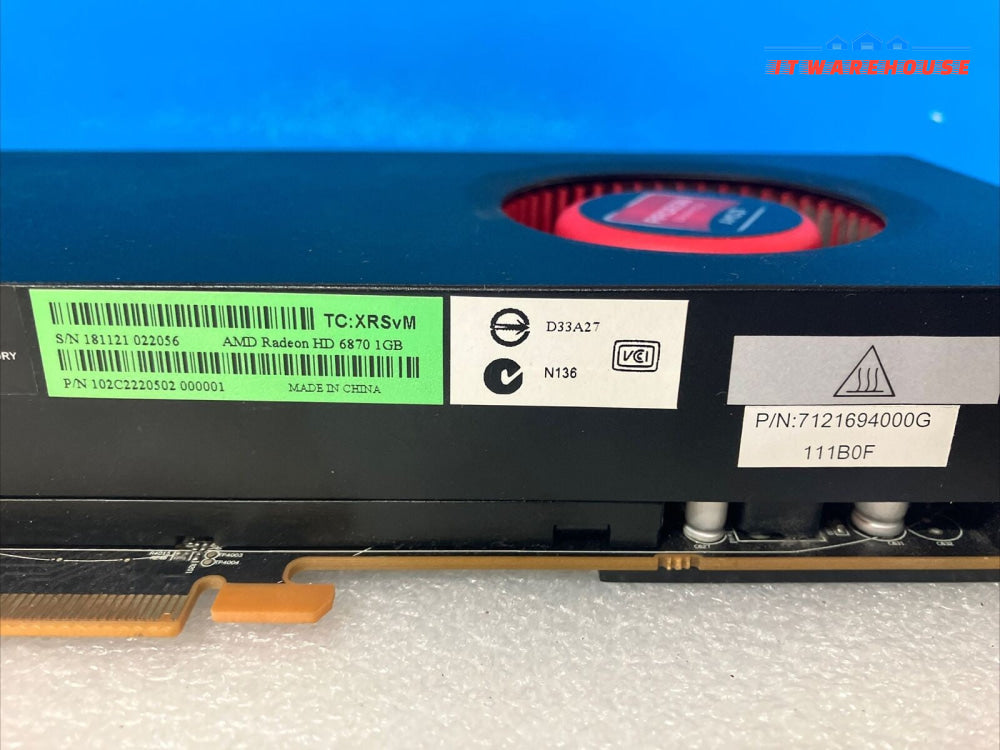 ATI Radeon HD 6870 Dell 0Y9XH7 1GB GDDR5 PCI-Express Display Port Video Y9XH7 ~