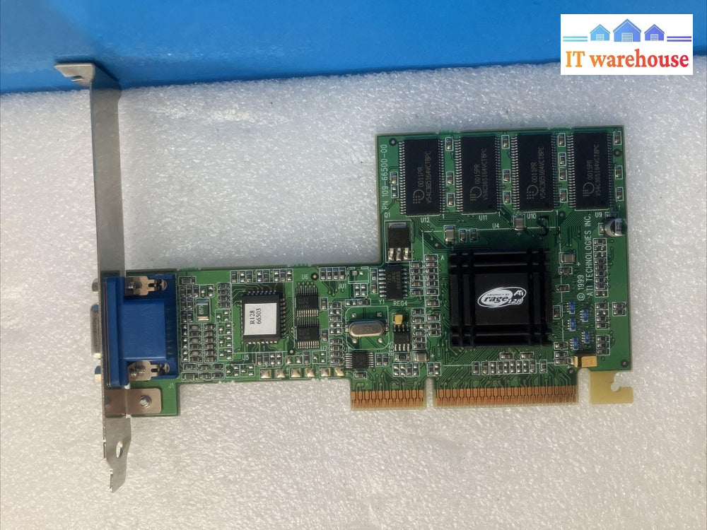 ~ ATI Rage 128 Graphics Display Video Graphics Card VGA 109-66500-00 32MB AGP