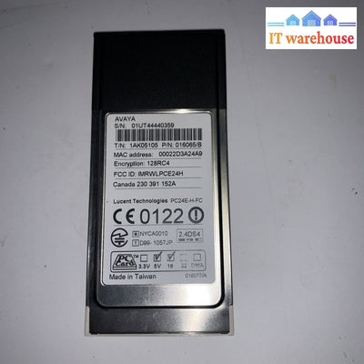 Avaya 016065/B Wireless PC Card 11Mb/s