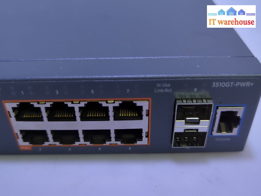 Avaya ERS 3510GT-PWR+ GbE PoE+ Ethernet Routing Switch AL3500A14-E6 -