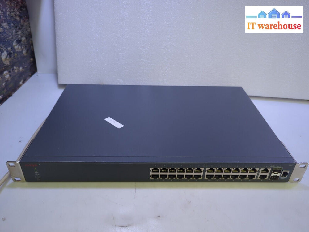 - Avaya Ethernet Routing 3526T  24 Port Network Switch