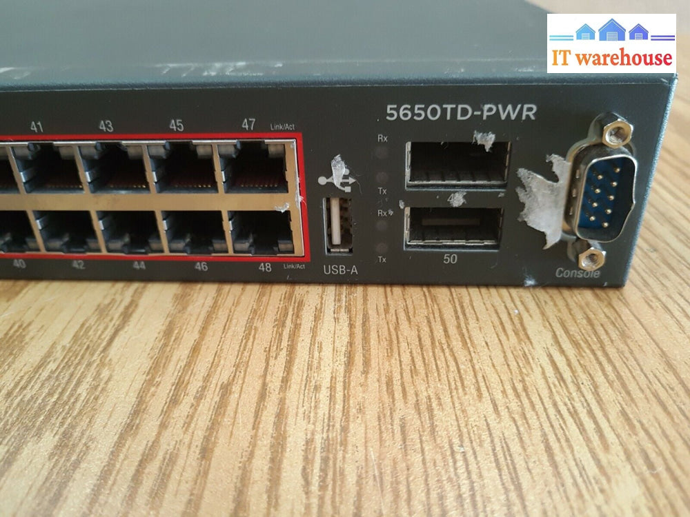 - Avaya Nortel 5650Td-Pwr 48 Port Ethernet Routing Switch W/ 1X Psu Tested