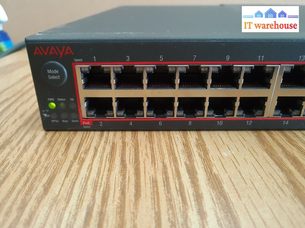 - Avaya Nortel 5650Td-Pwr 48 Port Ethernet Routing Switch W/ 1X Psu Tested