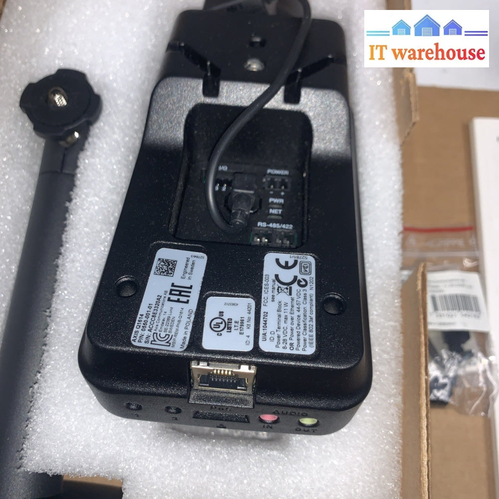 Axis Q1614 Network Surveillance Camera Color 0550-001 Day & Night 1280 x 960