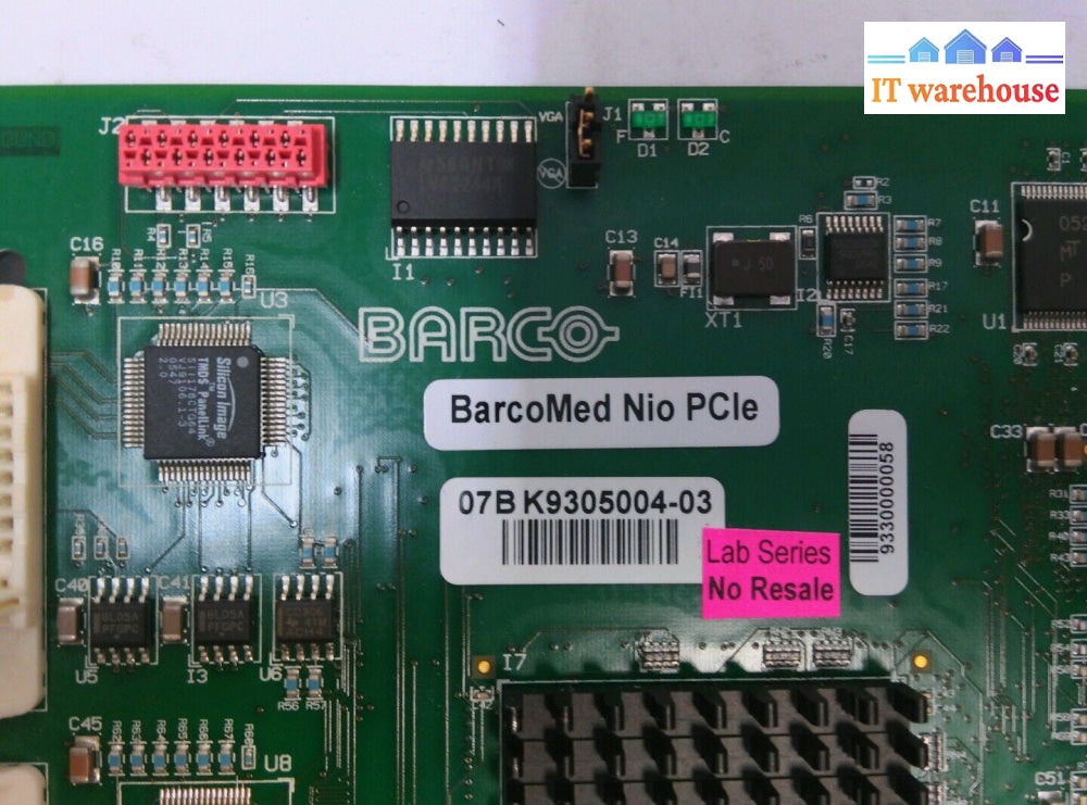 - BARCO BarcoMed Nio PCIE K9305004 DISPLAY CONTROLLER CARD K750505