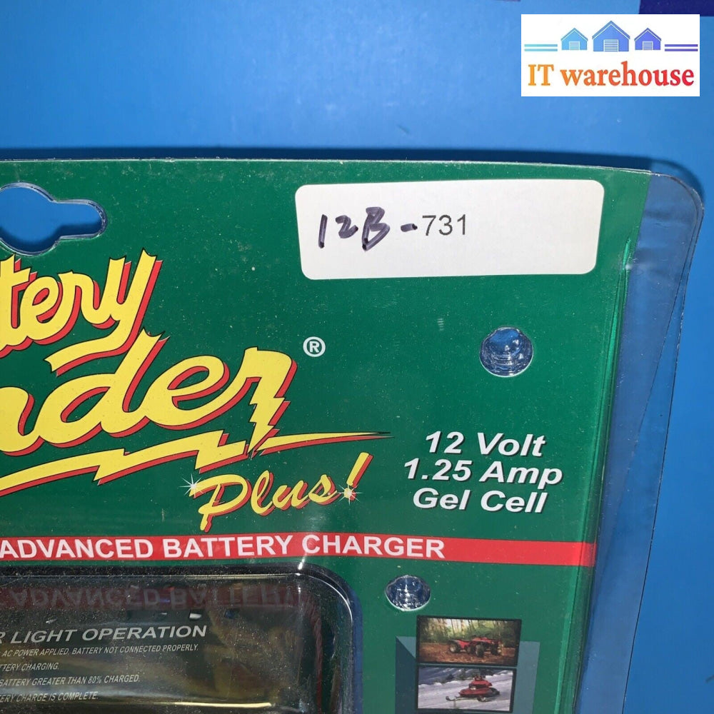 Battery Charger and Maintainer 12V 1.25 AMP Powersport Automatic Float Charger